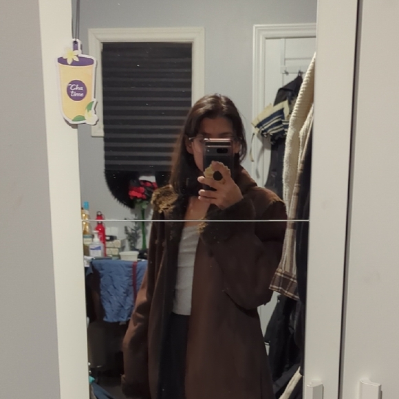 Brown Hooded Trench Coat - Picture 8 of 8